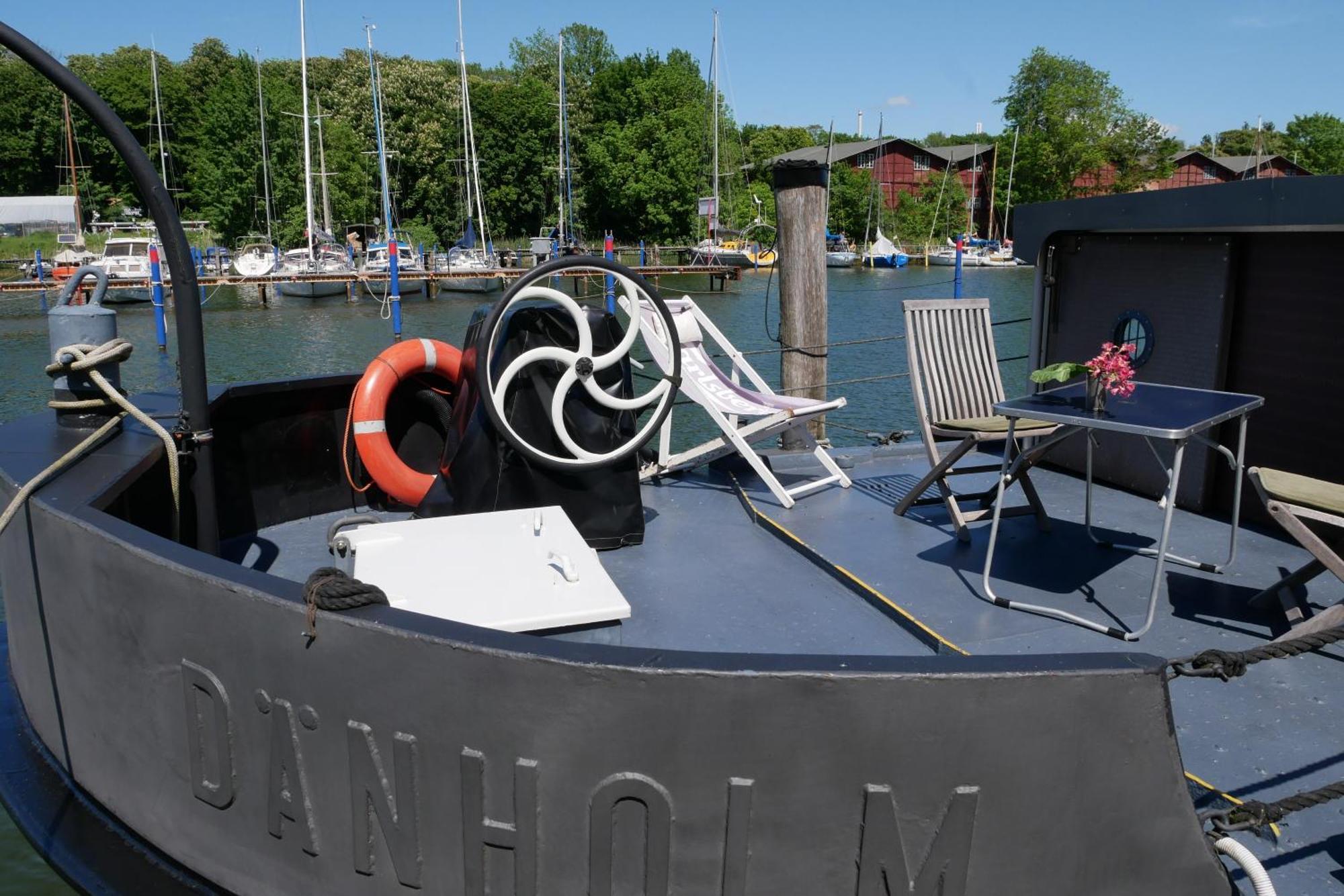 Hotel Hausboot Dänholm Stralsund Exterior foto